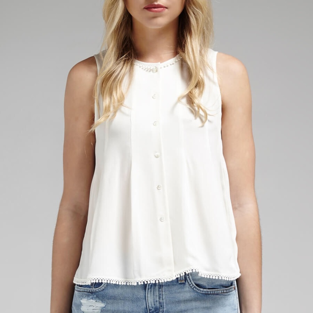 NWT Rebecca Minkoff Silk Kate Top